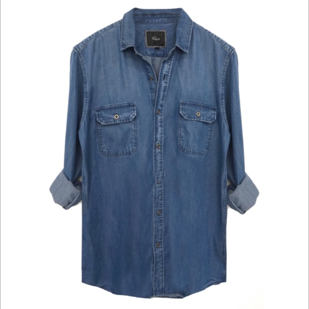 SOLR 🖤 Rails Men’s Beckford Dark Vintage Wash - Picture 2 of 8